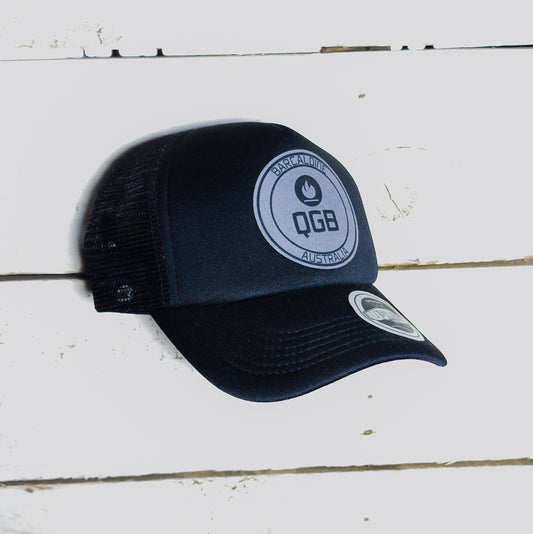 Queensland Gidgee Brothers Black Trucker Cap Front