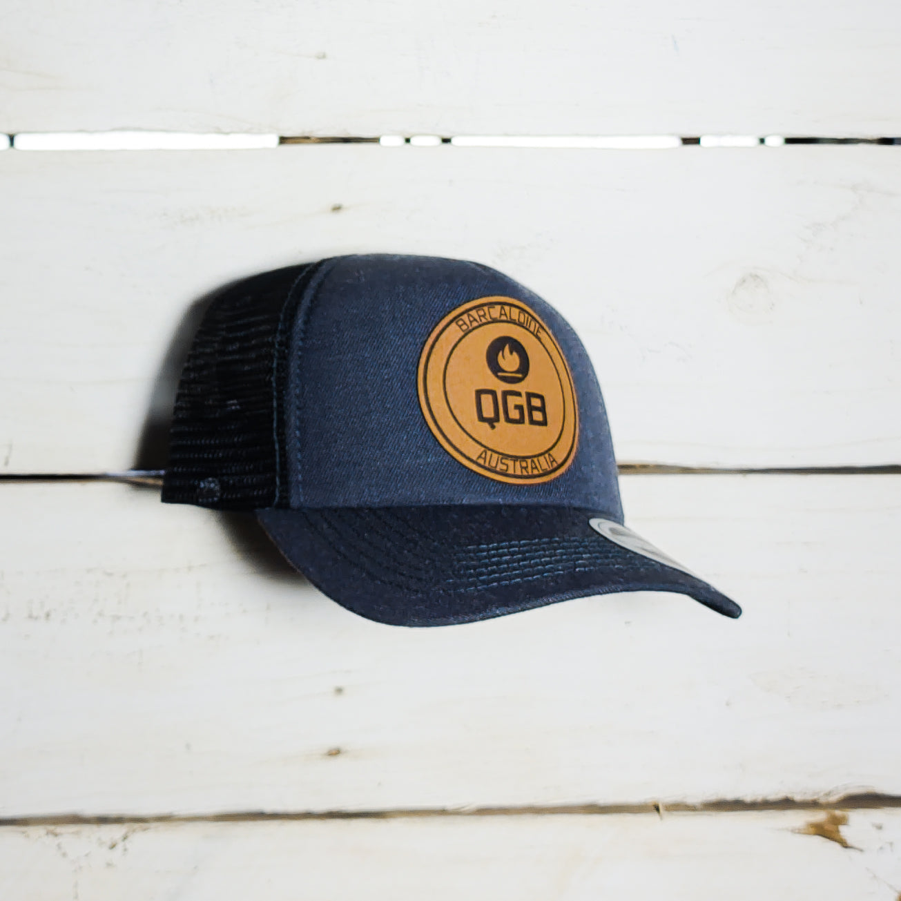 Queensland Gidgee Brothers Charcoal Trucker Cap Front