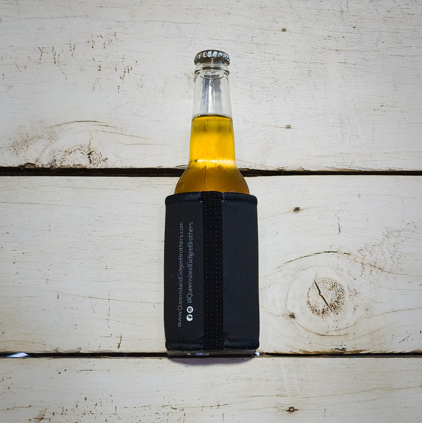 Queensland Gidgee Brothers Stubby Drink Cooler Back