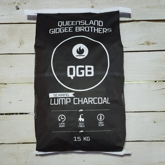 Queensland Gidgee Brothers Searing Lump Charcoal 5kg Bag Front