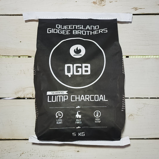Queensland Gidgee Brothers Searing Lump Charcoal 5kg Bag Front