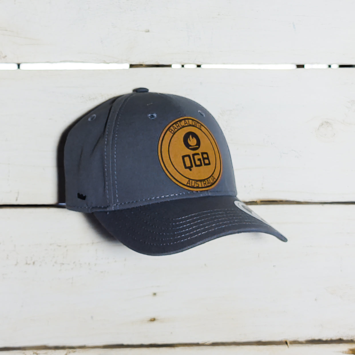 Queensland Gidgee Brothers Urban Grey Snapback Cap Front